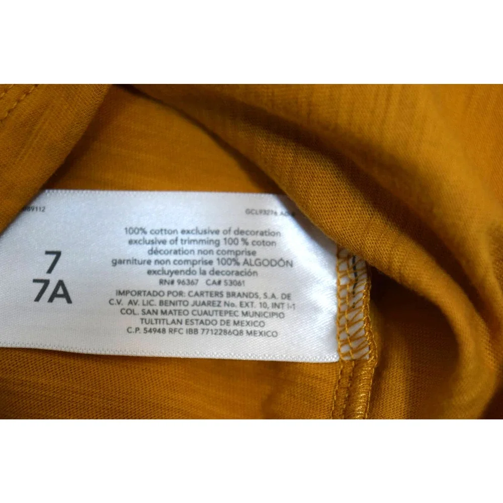 NWT OshKosh B'Gosh Girls Hoodie Tee Size 7 w/ Better Together in‎ Orange